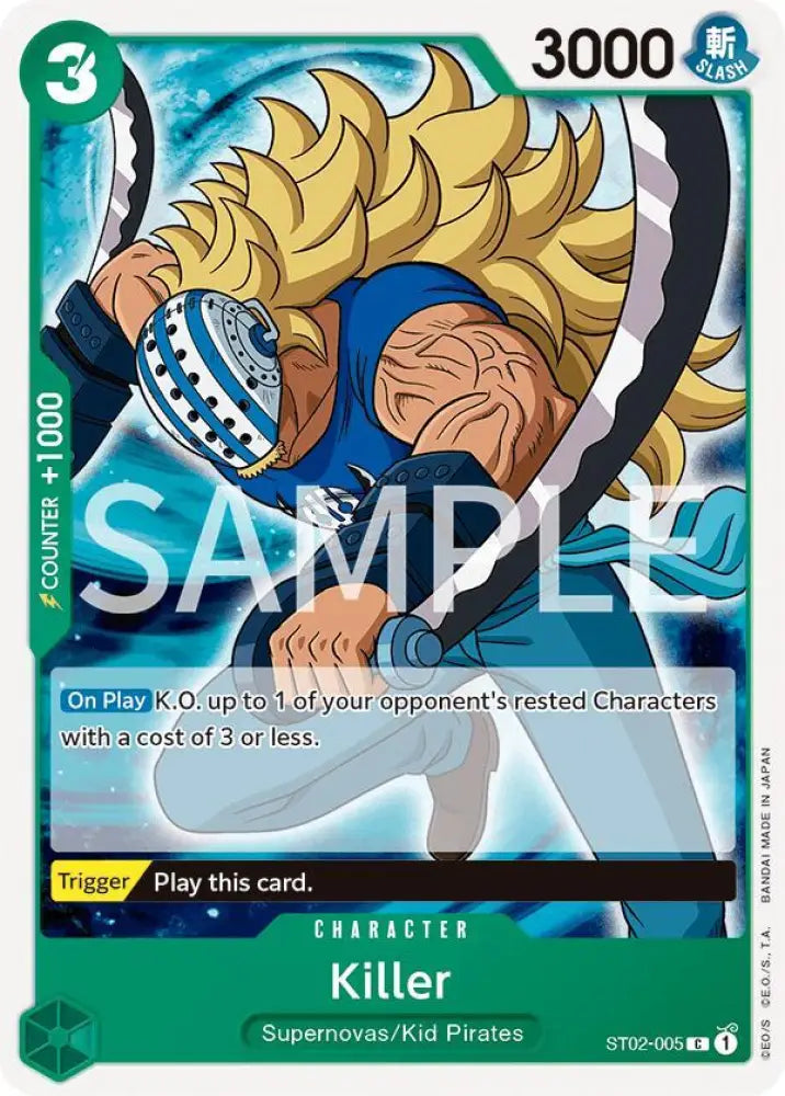 Killer (ST02-005) [Revision Pack Cards]