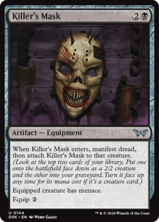 Killer’s Mask [Duskmourn: House of Horror] - MTG Single