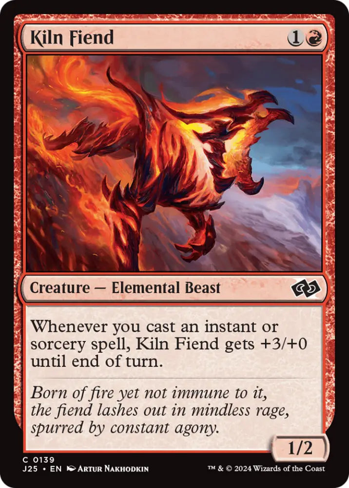 Kiln Fiend [Foundations Jumpstart] - MTG Single