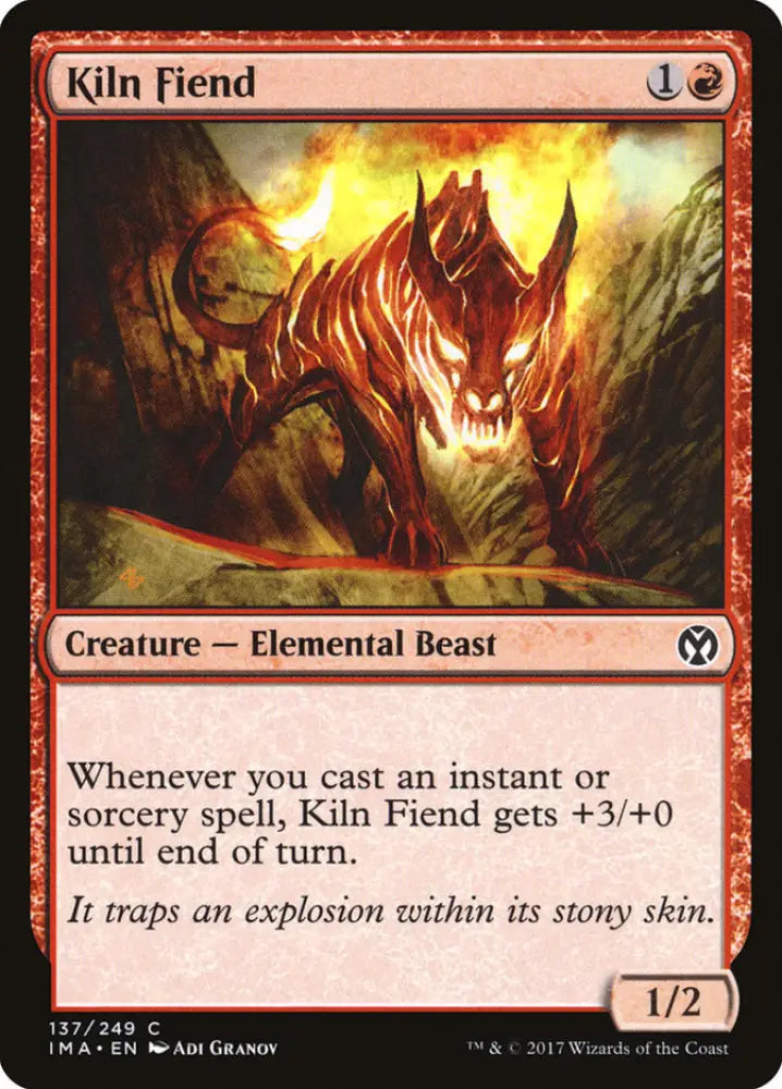 Kiln Fiend [Iconic Masters] - MTG Single