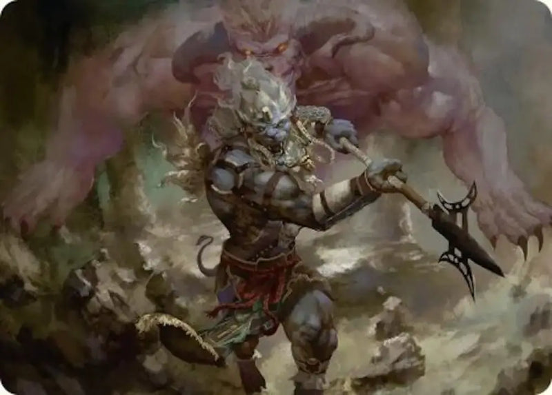 Kimahri, Valiant Guardian Art Card (29) [Final Fantasy Art Series]