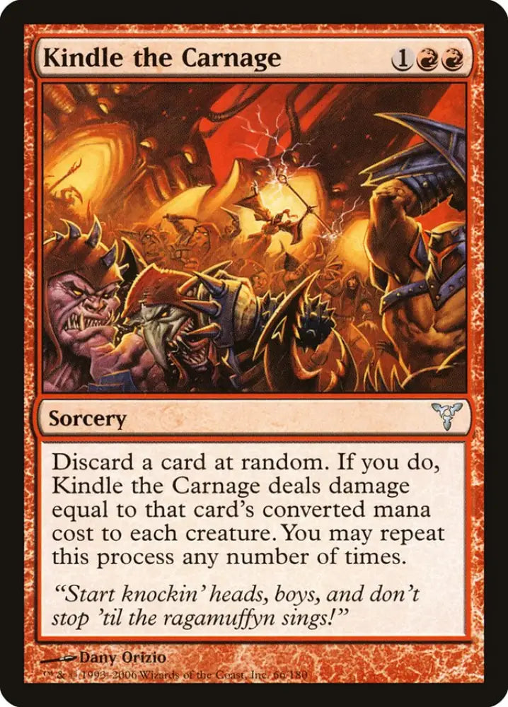 Kindle the Carnage [Dissension] - MTG Single