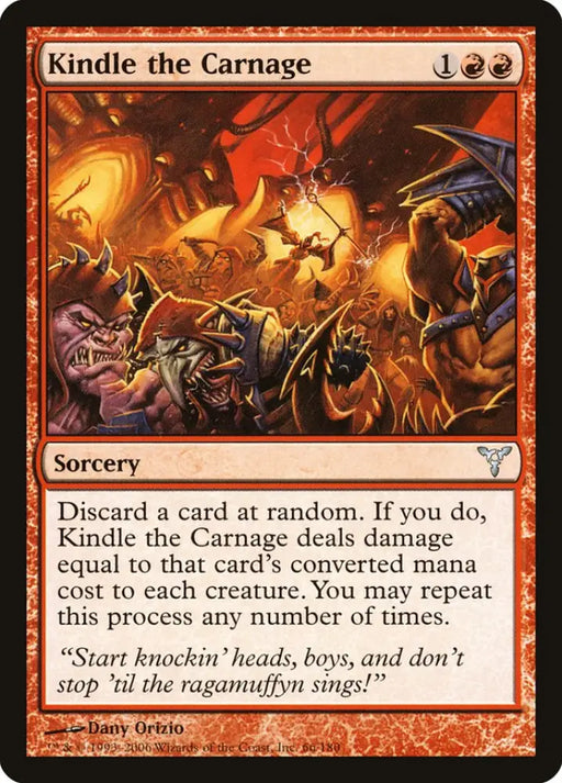 Kindle the Carnage [Dissension] - MTG Single