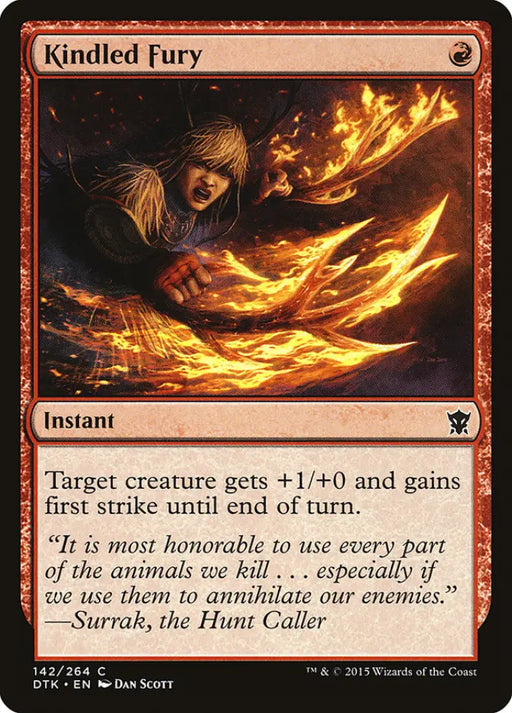 Kindled Fury [Dragons of Tarkir] - MTG Single