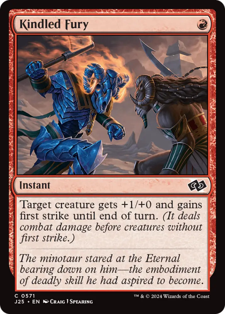 Kindled Fury [Foundations Jumpstart] - MTG Single