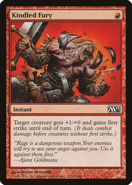 Kindled Fury [Magic 2013] - MTG Single