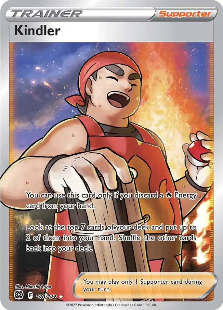 Kindler (170/172) [Sword & Shield: Brilliant Stars] - Pokemon Single