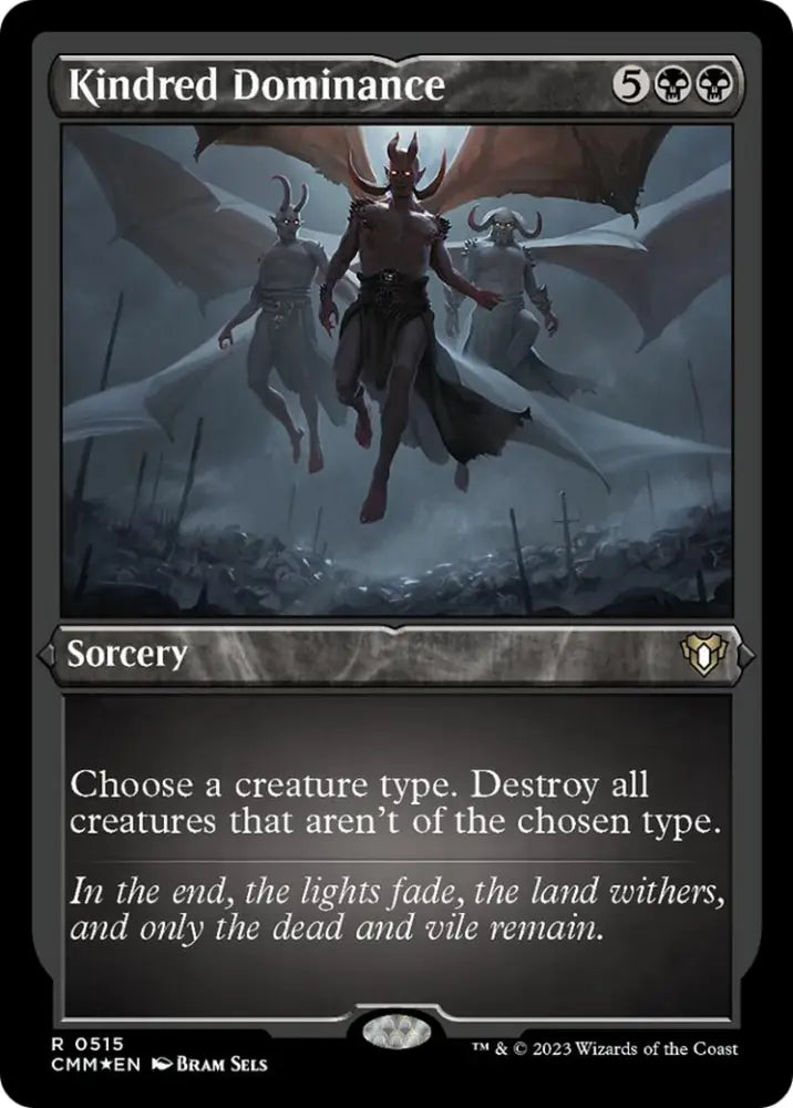 Kindred Dominance (Foil Etched) [Commander Masters] - MTG Single
