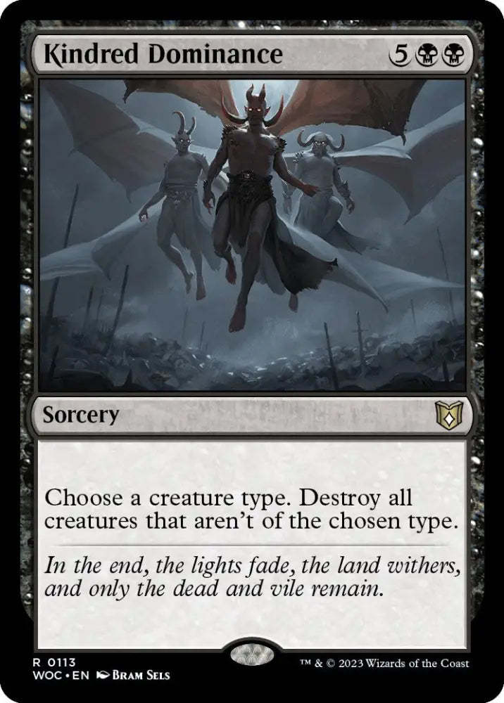 Kindred Dominance [Wilds of Eldraine Commander] - MTG Single