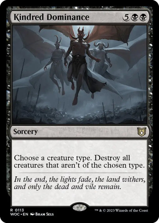 Kindred Dominance [Wilds of Eldraine Commander] - MTG Single