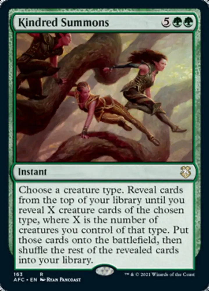 Kindred Summons [Dungeons & Dragons: Adventures in the Forgotten Realms Commander] - MTG Single