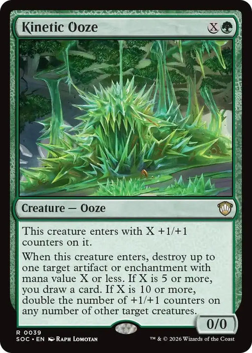 Kinetic Ooze (39) [Secrets of Strixhaven Commander]