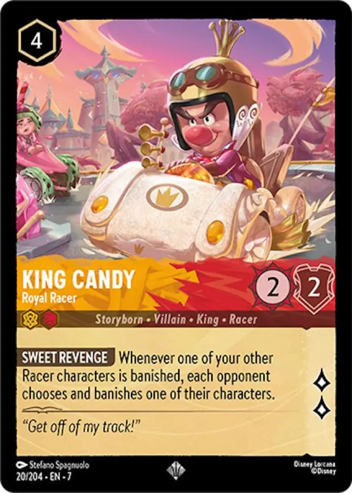 King Candy - Royal Racer (20/204) [Archazia’s Island] - Lorcana Single