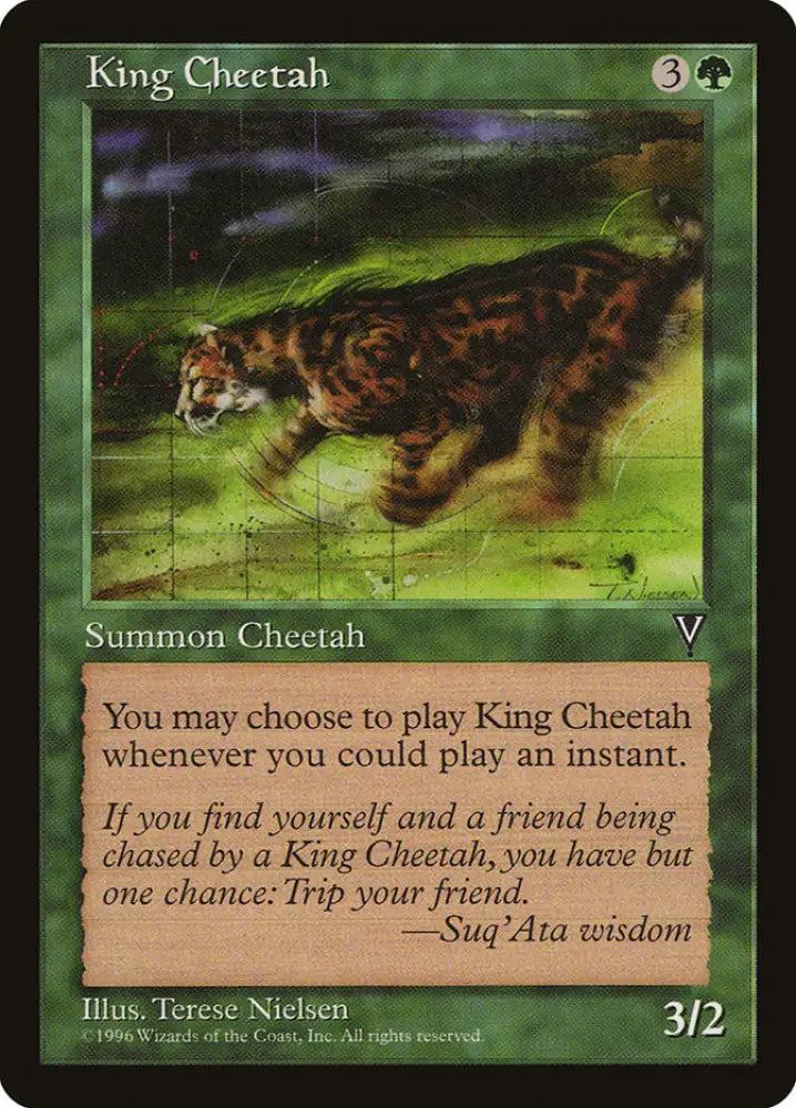 King Cheetah [Visions] - MTG Single