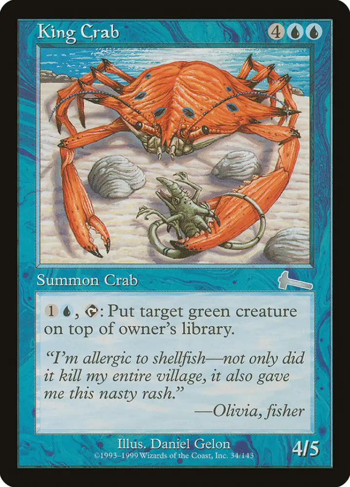 King Crab [Urza’s Legacy] - MTG Single