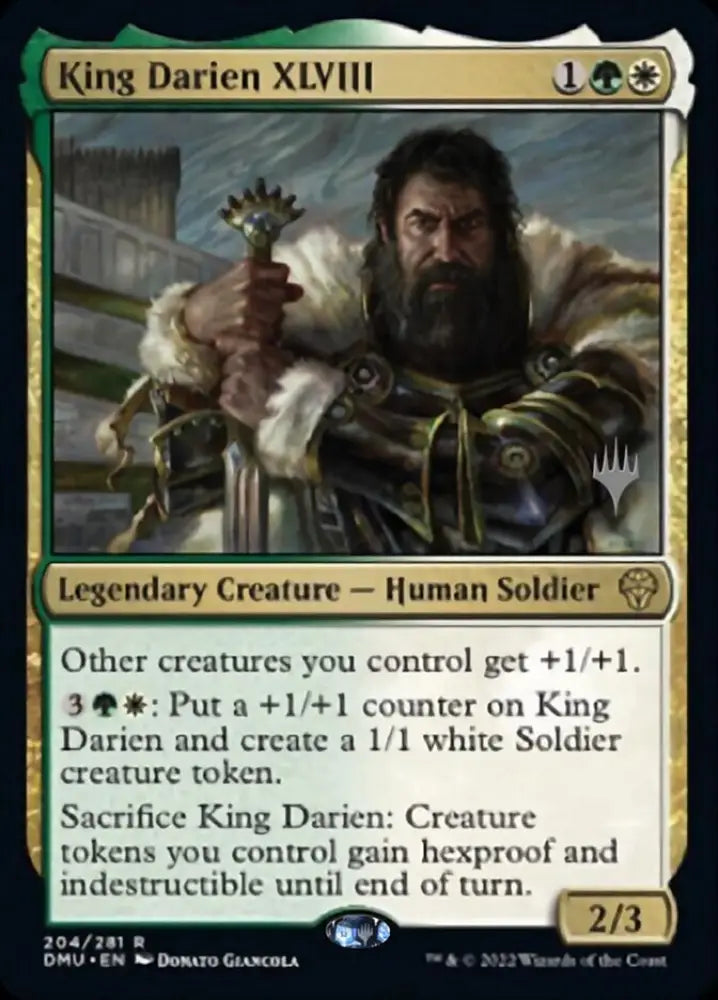King Darien XLVIII (Promo Pack) [Dominaria United Promos] - MTG Single