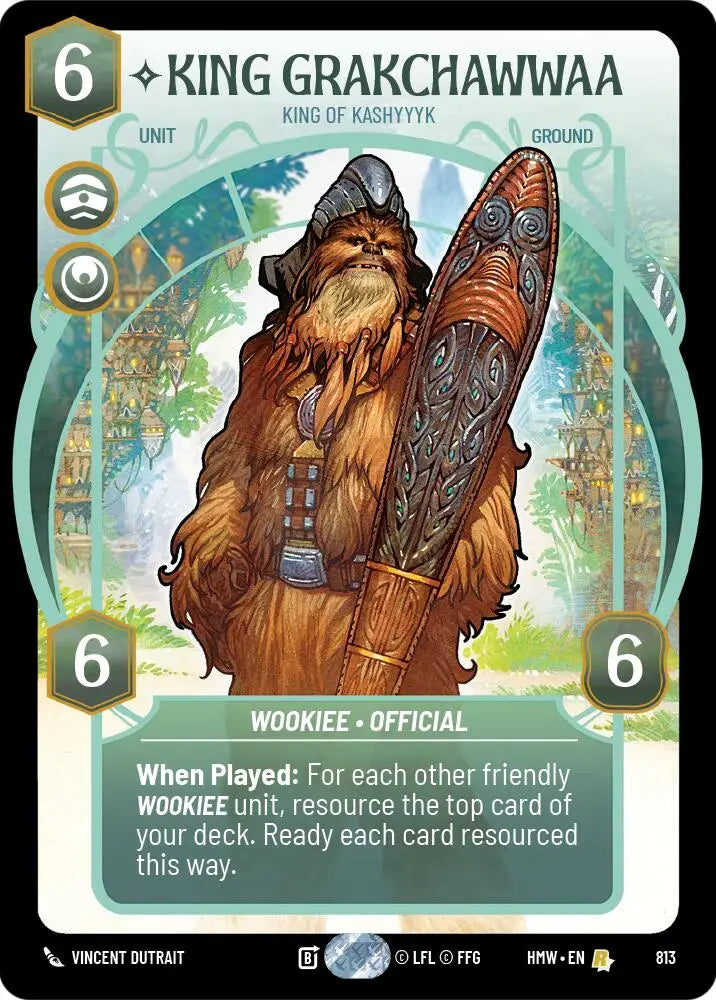 King Grakchawwaa - King of Kashyyyk (Prestige) (813) [Homeworlds]