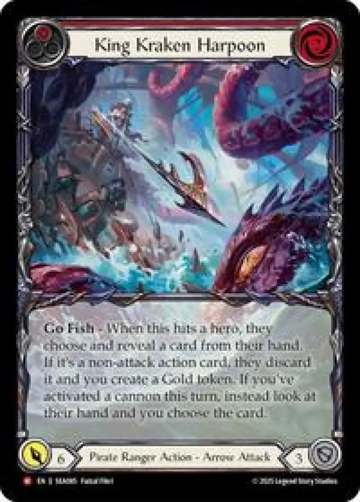 King Kraken Harpoon (Extended Art) (SEA085) [High Seas]