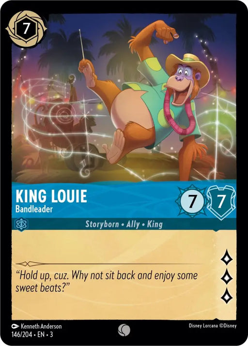 King Louie - Bandleader (146/204) [Into the Inklands] - Lorcana Single