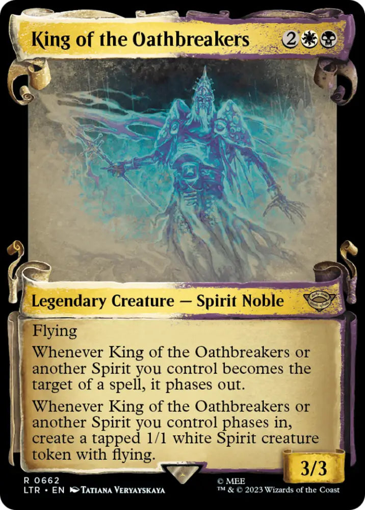 King of the Oathbreakers [The Lord of the Rings: Tales of Middle-Earth Showcase Scrolls] - MTG Single