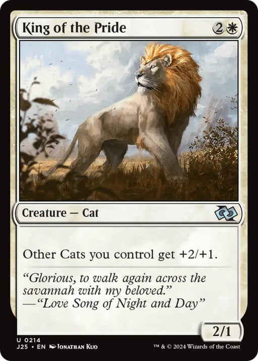 King of the Pride [Foundations Jumpstart] - MTG Single