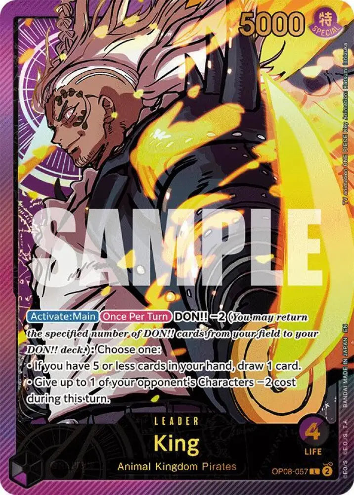 King (SP) (OP08-057) [Extra Booster: Anime 25th Collection]