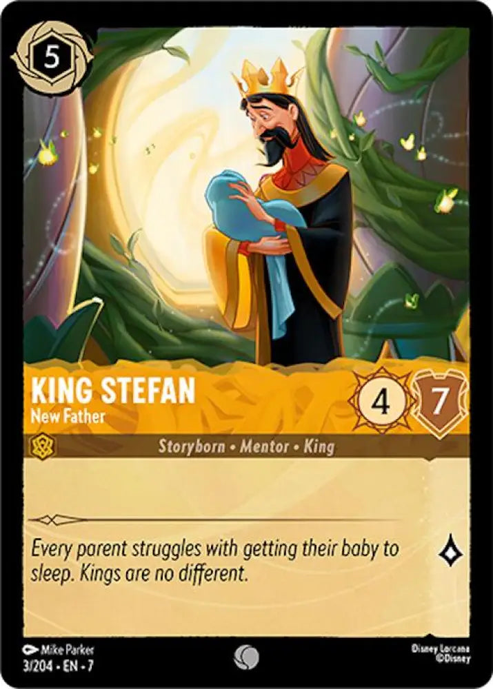 King Stefan - New Father (3/204) [Archazia’s Island] - Lorcana Single