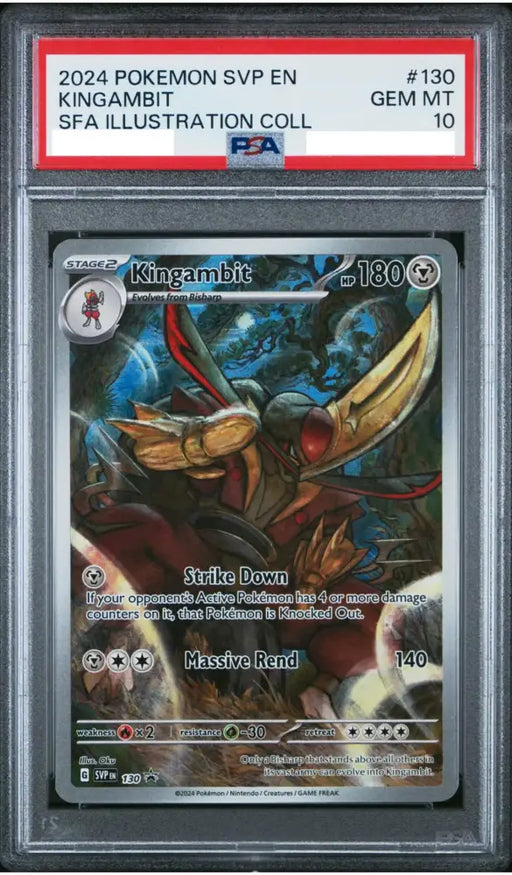 Kingambit (130) [Scarlet & Violet: Black Star Promos] (PSA 10 Graded Slab) PSA 10 Gem MT - Pokemon Single