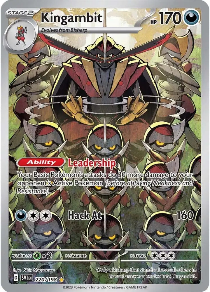 Kingambit (220/198) [Scarlet & Violet: Base Set] - Pokemon Single