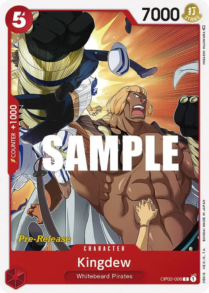 Kingdew (OP02-006) [Paramount War Pre-Release Cards]