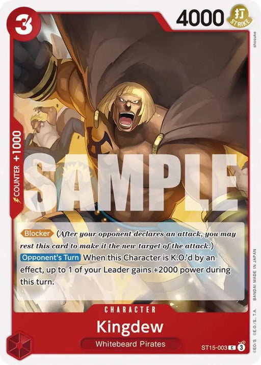 Kingdew (ST15-003) [Starter Deck 15: RED Edward.Newgate]