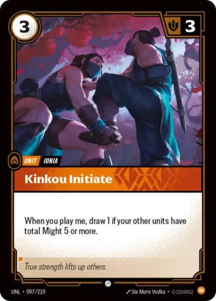 Kinkou Initiate (097/219) [Unleashed]
