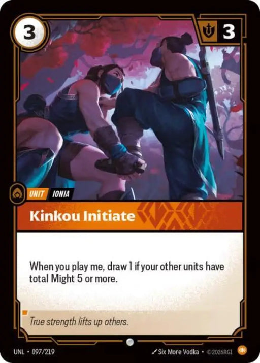 Kinkou Initiate (097/219) [Unleashed]