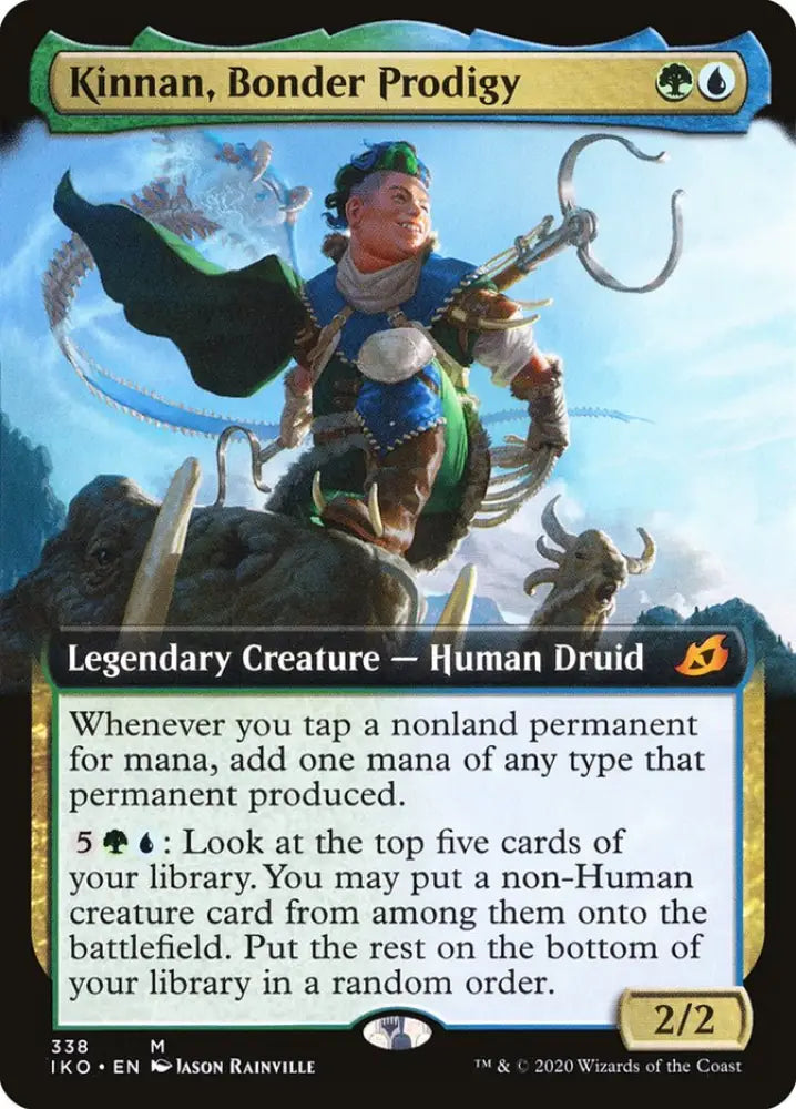 Kinnan Bonder Prodigy (Extended Art) [Ikoria: Lair of Behemoths] - MTG Single