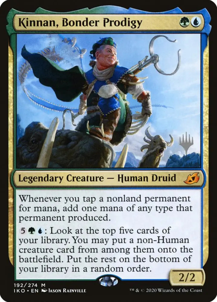 Kinnan Bonder Prodigy (Promo Pack) [Ikoria: Lair of Behemoths Promos] - MTG Single