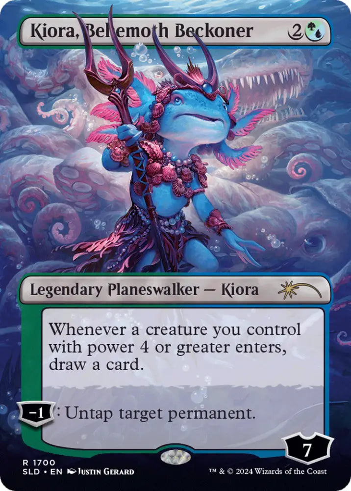 Kiora Behemoth Beckoner [Secret Lair Drop Series] - MTG Single