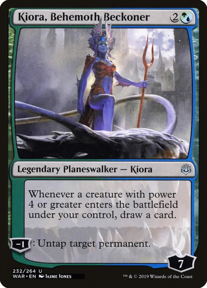 Kiora Behemoth Beckoner [War of the Spark] - MTG Single