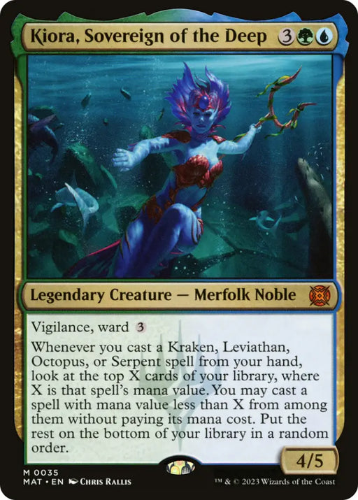 Kiora Sovereign of the Deep [March of the Machine: The Aftermath] - MTG Single