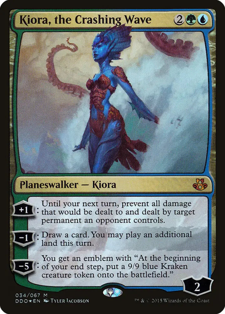 Kiora the Crashing Wave [Duel Decks: Elspeth vs. Kiora] - MTG Single