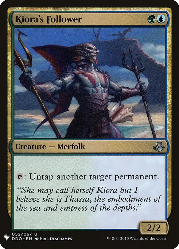 Kiora’s Follower [Mystery Booster] - MTG Single