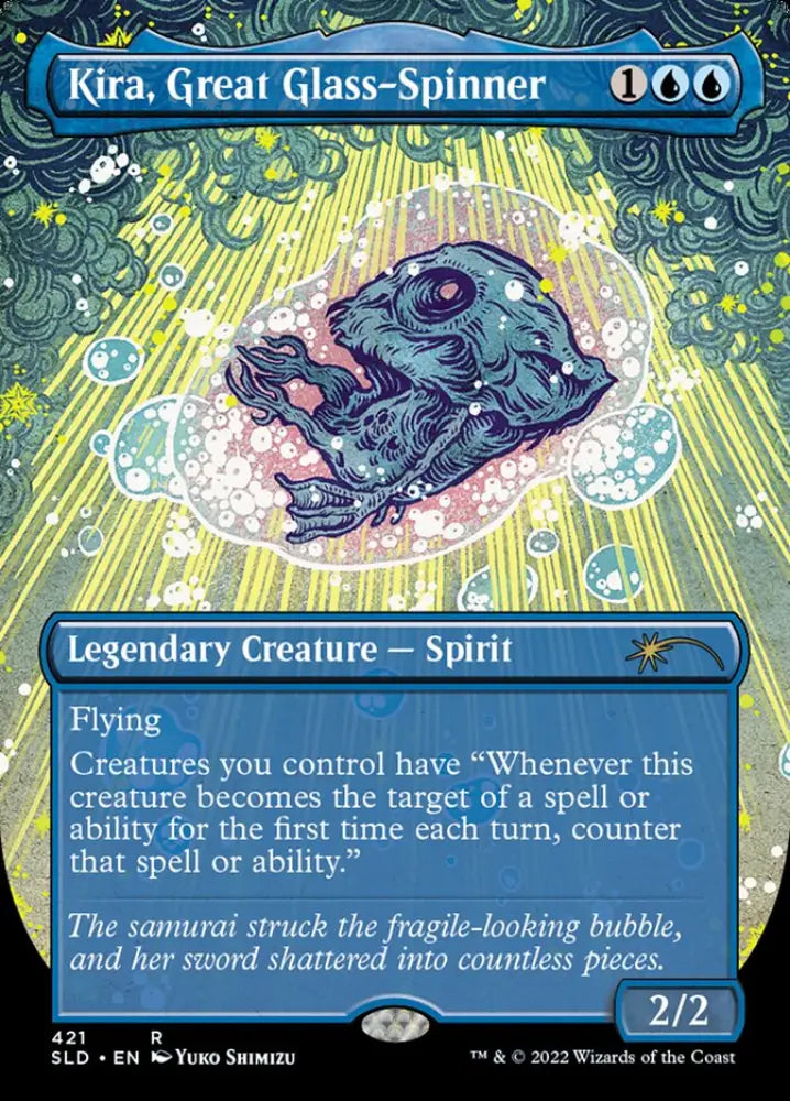 Kira Great Glass-Spinner (Borderless) [Secret Lair Drop Series] - MTG Single