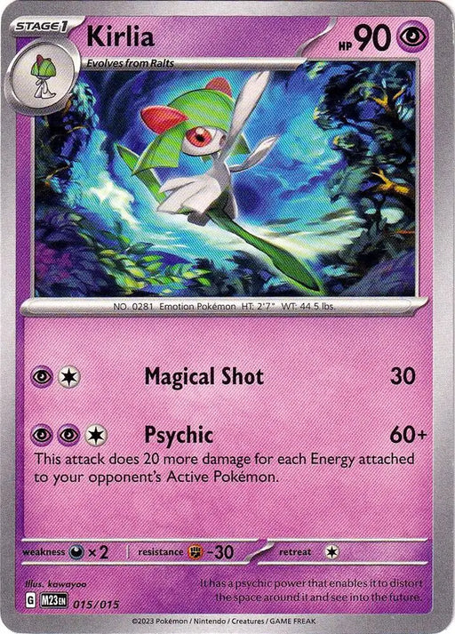 Kirlia (015/015) [McDonald’s Promos: 2023 Collection] - Pokemon Single