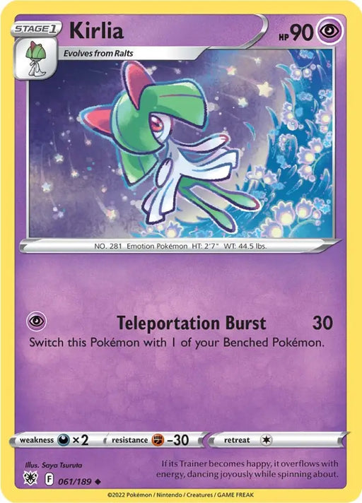 Kirlia (061/189) [Sword & Shield: Astral Radiance] - Pokemon Single