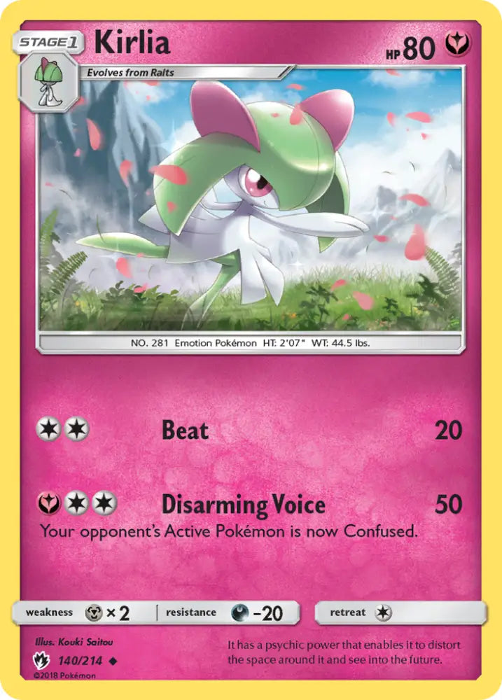 Kirlia (140/214) [Sun & Moon: Lost Thunder] - Pokemon Single