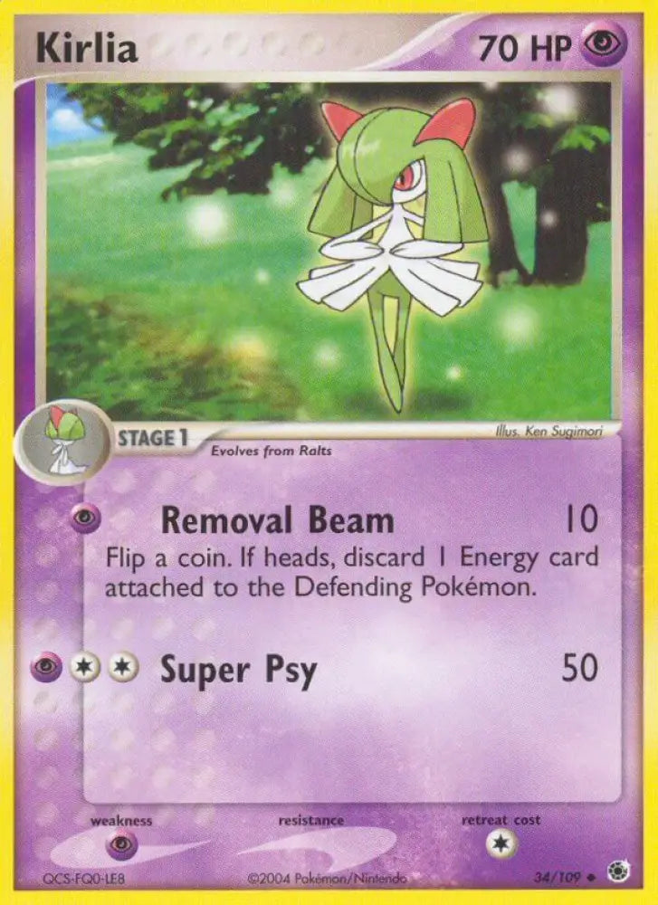 Kirlia (34/109) [EX: Battle Stadium] - Pokemon Single