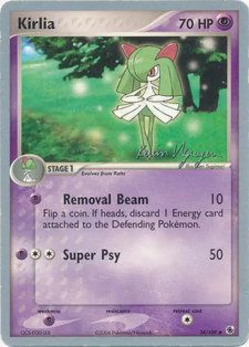 Kirlia (34/109) (Team Rushdown - Kevin Nguyen) [World Championships 2004] - Pokemon Single