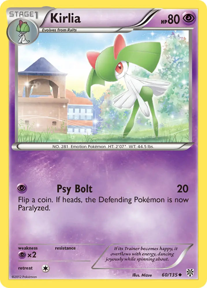 Kirlia (60/135) [Black & White: Plasma Storm] - Pokemon Single