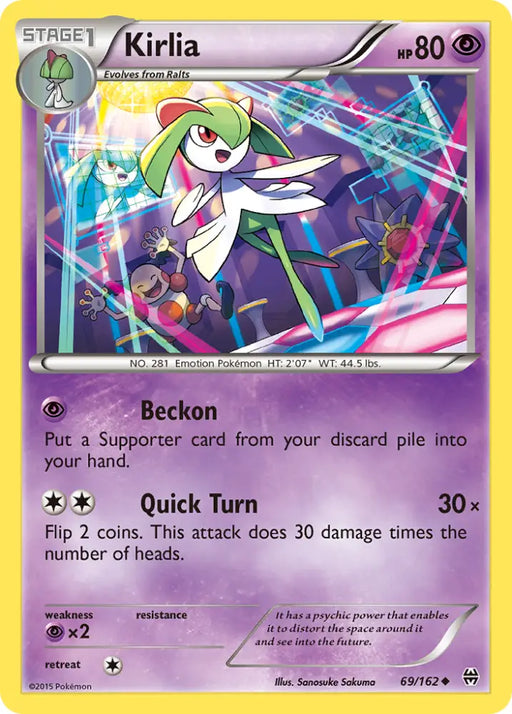 Kirlia (69/162) [XY: BREAKthrough] - Pokemon Single