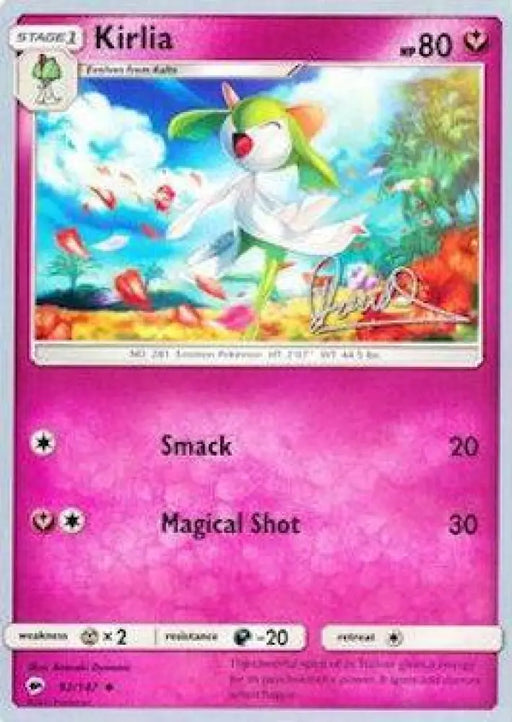 Kirlia (92/147) (Infinite Force - Diego Cassiraga) [World Championships 2017] - Pokemon Single
