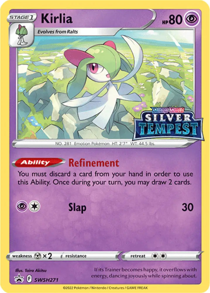 Kirlia (SWSH271) (Prerelease) [Sword & Shield: Black Star Promos] - Pokemon Single